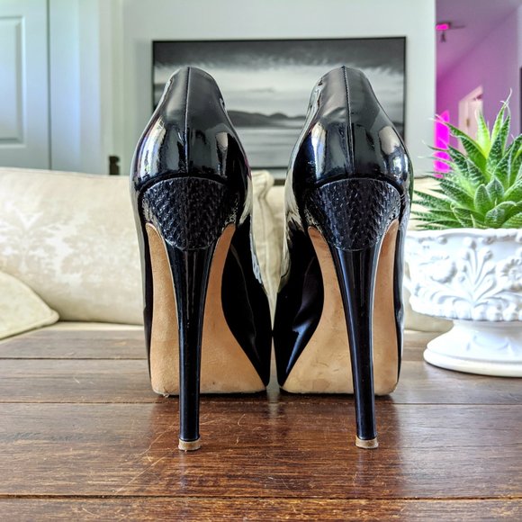 Rupert Sanderson Platform Peep Toe Heels - Size: 7 | IT 37 - Picture 3 of 14